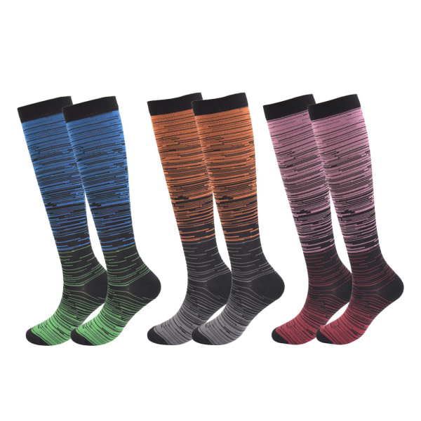 3 par Gradient kompressionsstrømper - L/XL, atletiske zdq