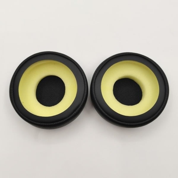 Ørepuder til Jabra Evolve 20 20se 30 30II 40 65 65+ cus sort proteinlæder svart proteinläder
