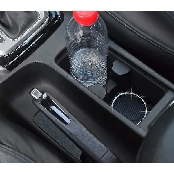 4-pack Bilunderlägg Universal Halkfria (Svart) Silikon Bilmugg_tfrf