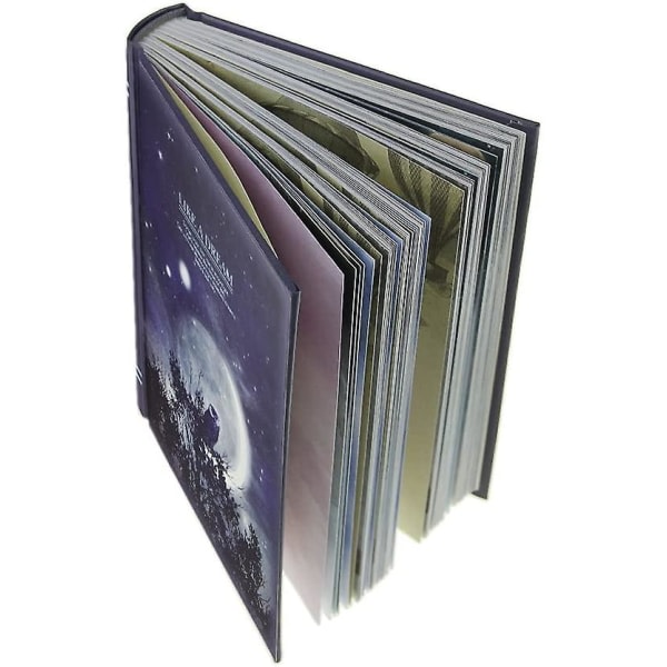 Hemlig anteckningsbok Hänglåsdagbok med cover Anteckningsblocklås med hänglåsnyckel Kartong (lila ugla)