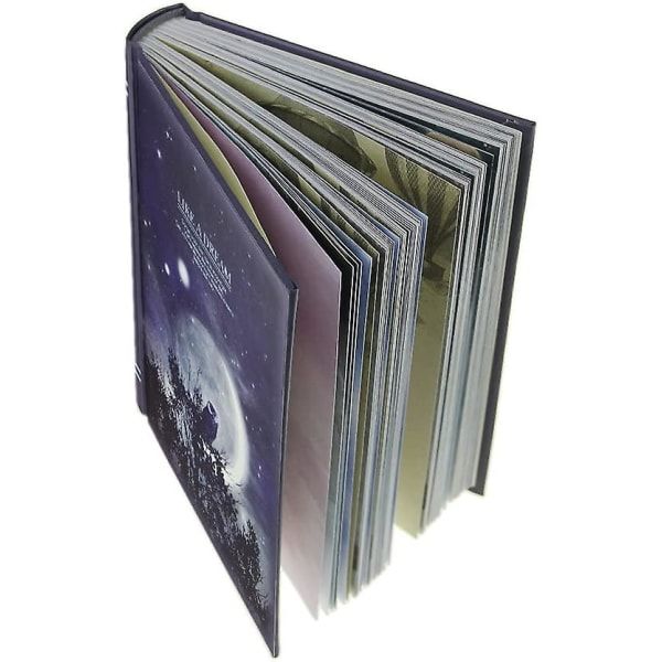 Hemmelig notesbog Hængelås dagbog med cover Notesblok lås med hængelås nøgle Pap (lilla ugle)
