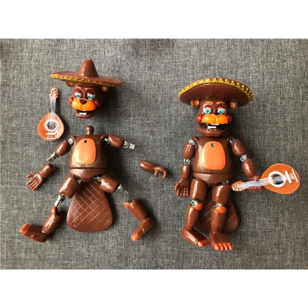 6 stk/sett Five Nights at Freddy's Action Figures Leksaker FNAF