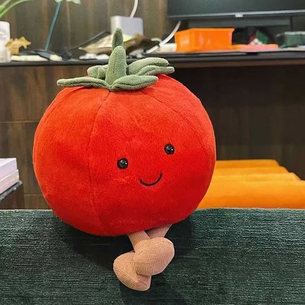 Jellycat Vivacious Vegetable Tomat Gosedjur, 18 cm | Grönsaksdjur | Bra Presentidé
