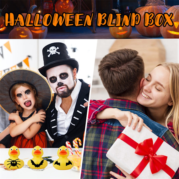 Halloween Blind Box, Søt Ande Tegneserieleketøy Nedtellingskalender Gave