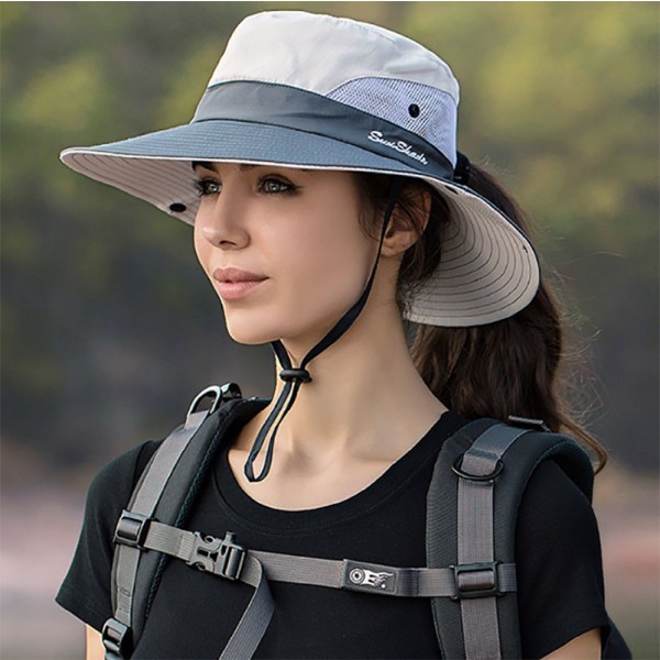 Solhatt herr dam UV-skydd 1 sommarmössa fiskehatt fiskehatt boonie fiskehatt grey
