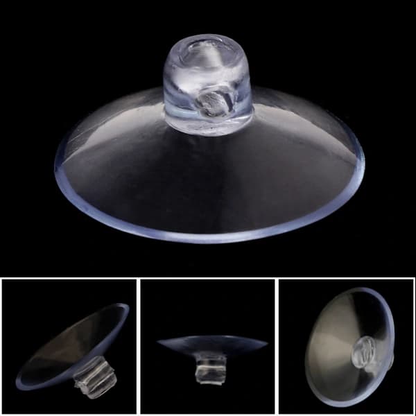 Transparent Suction Cup Sponge Kitchen Window Wall Vacuum Self-Adhesive Hook Suction Cup