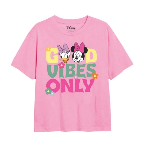 Disney Girls Good Vibes Only Minnie Mouse T-paita 3-4 vuotta Lig Ljusrosa 3-4 vuotta