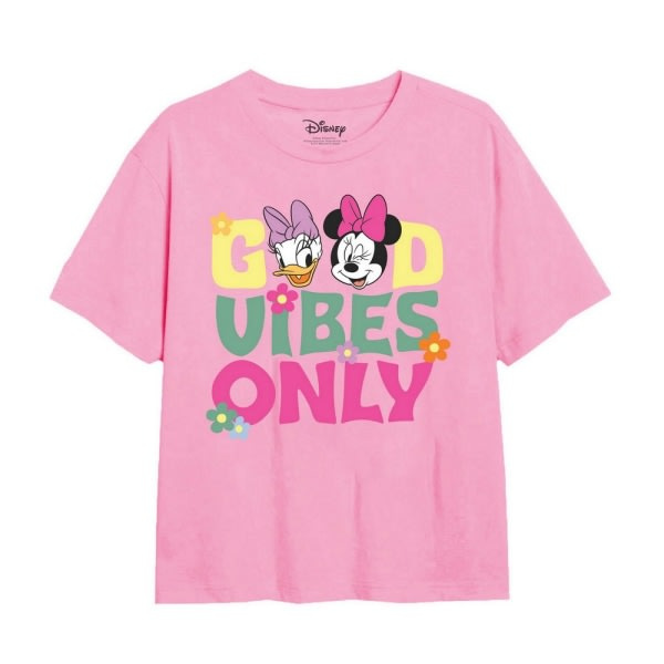 Disney Girls Good Vibes Only Minnie Mouse T-paita 3-4 vuotta Vaaleanpunainen 3-4 vuotta
