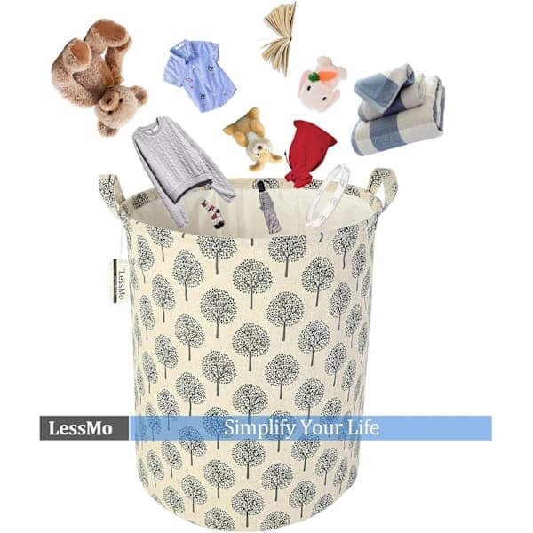 Laundry Hamper Storage Sorter with Drawstring, Foldable Laundry Basket