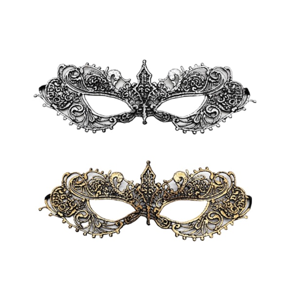 CDQ 2st Party Lace Mask Halv Face Styling och Sexig Kostym Party