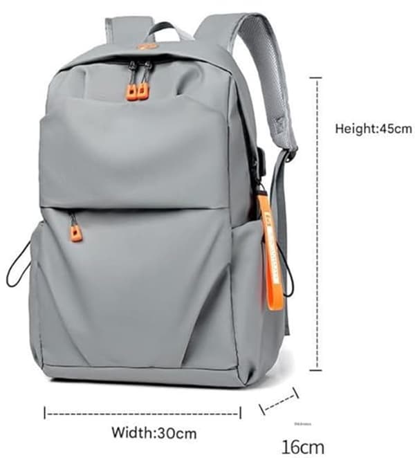Backpack - inch laptop - with USB, waterproof, laptop compartment, holiday