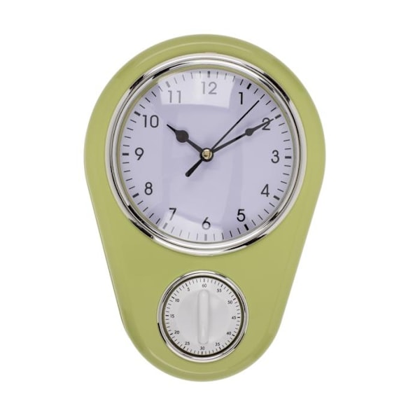 High Quality New Wall Clock & Timer - Clock with Timer Function White white 435
