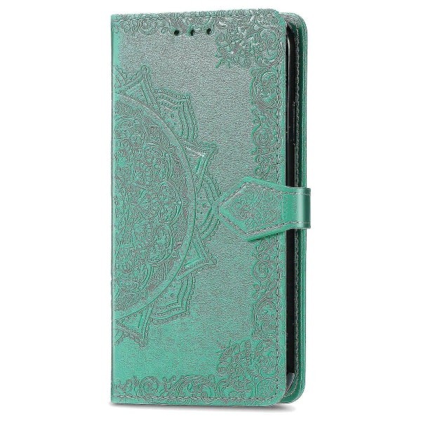 Oneplus Nord N100 Etui Læderetui Magnetisk Beskyttelse Grøn
