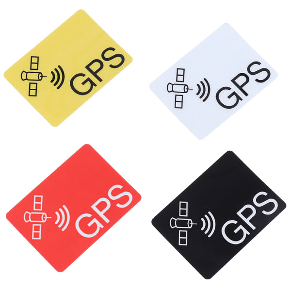 CDQ 3X Anti-Theft GPS SPORING Larmsystem klistermerke for bilsykkel Sølv