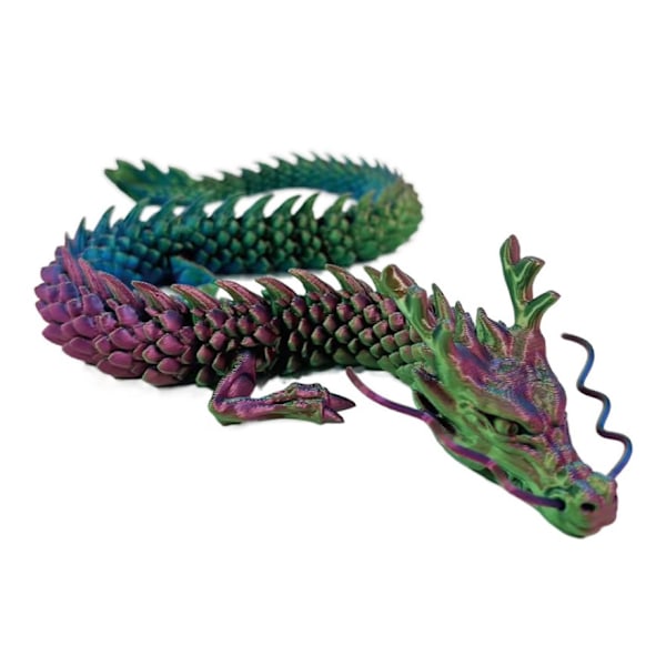 30cm Roliga Drake Akvarium Ornamenter 3D Mini Akvarium Dekorasjoner Landskap Kreativ Tegneserie M green