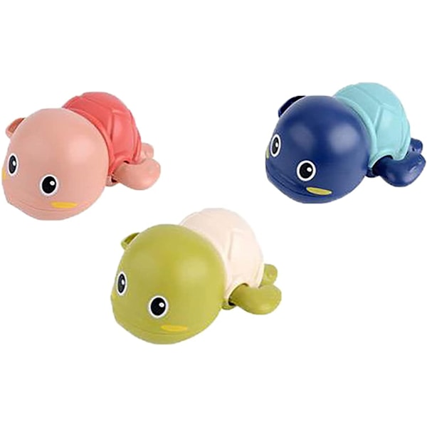 Baby Bath Toys - 3 Pack, Swimming Turtles & Dolphin