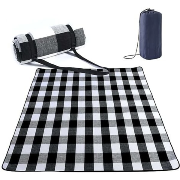 Piknikhuopa, 200x200cm Xxl Piknikmatto Ulkokäyttöön Taitettava Rantahuopa Hiekkaa Hylkivä Retkeilyhuopa Piknikhuopa Retkeilymatto, Picnic Ma