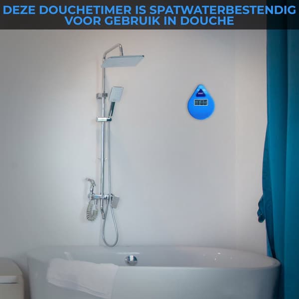 Brusertimer - 2 pakker - Vandbesparende - Tidsbesparende - Brusevækkeur - Bruseur