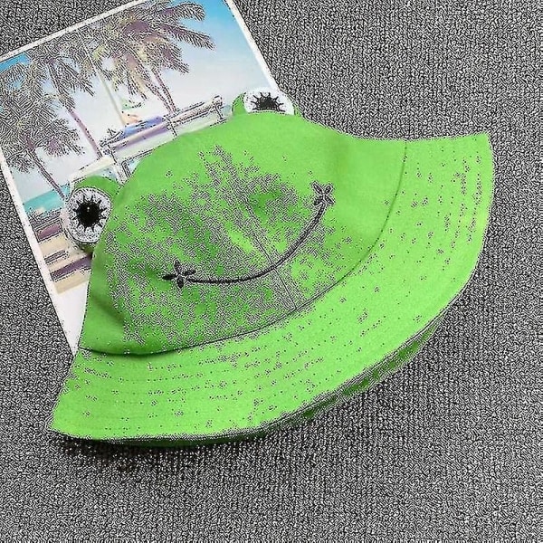 Summer Ring Bøtte Hat Outdoor Wear, Womengreen