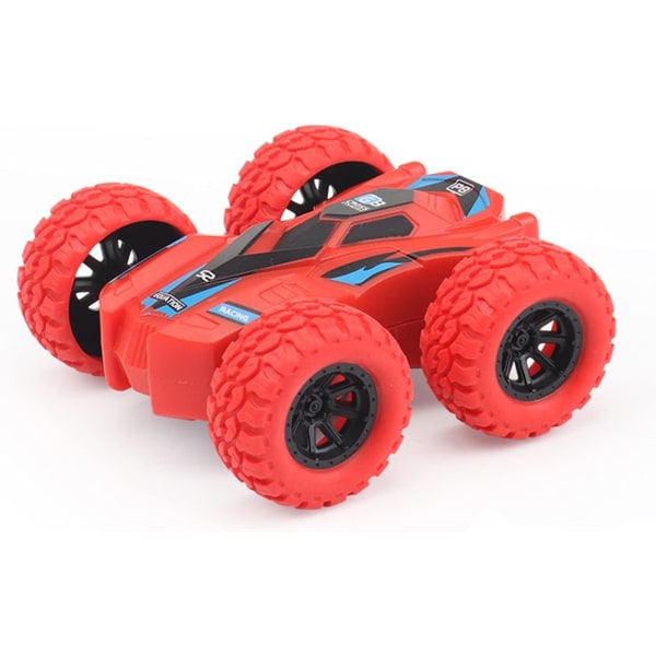 Dra tillbaka bil Dubbelsidig Power Bil Flip Stötsäker Tröghet Bil Dra Bil Pojkar Flickor Toddler Födelsedagspresent Ålder 3+ (4 st)