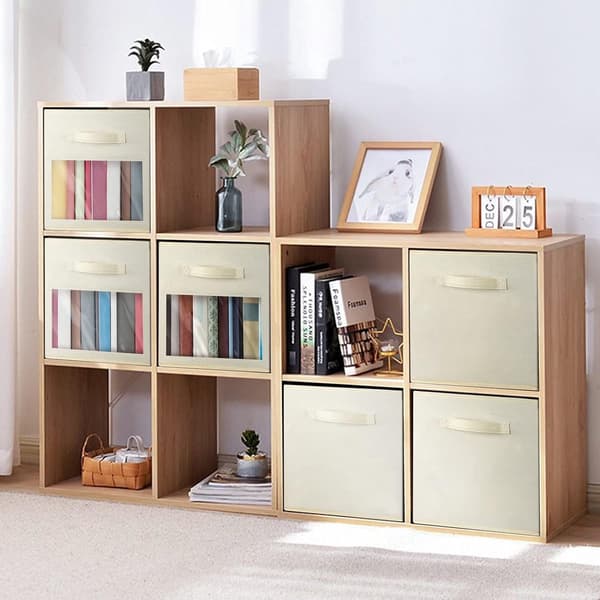 Sammenfoldelig opbevaringsboks - Diverse opbevaringskurv - 33*33*33CM - Stofopbevaringsboks