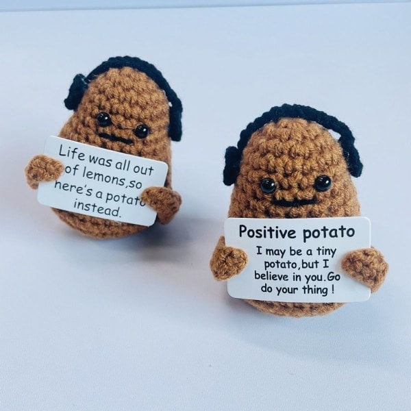 Sød positiv kartoffel amigurumi 8 8 8 10 8