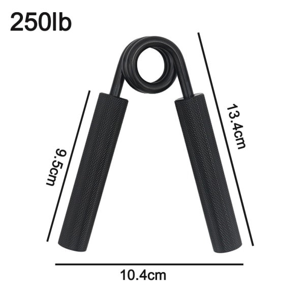 Handgreppsstärkare, Heavy-Duty Grip Set, Träning black-250lb
