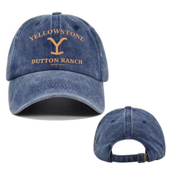 Yellowstone Dutton Ranch Baseball CP879 marinblå