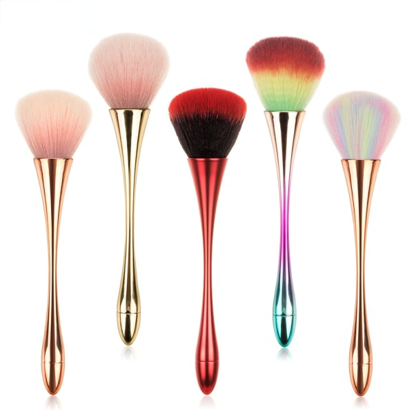 Rose Gold Powder Blush Brush Makeup Tools MultiColor