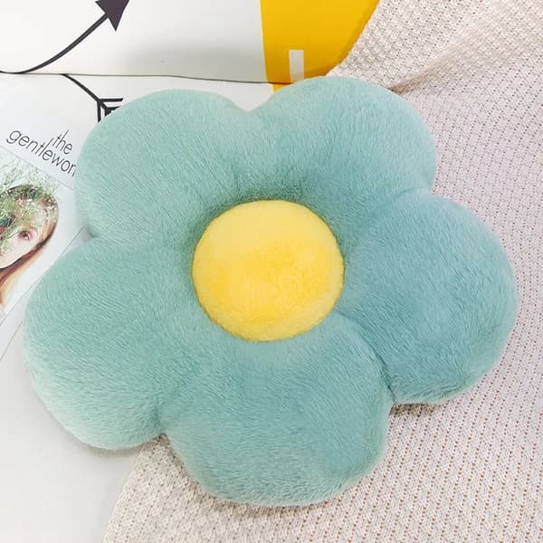Plyschleksaker Fylld Tusensköna Blomma Sittdyna Solrosform Barn Flicka Sovrum Sittdyna