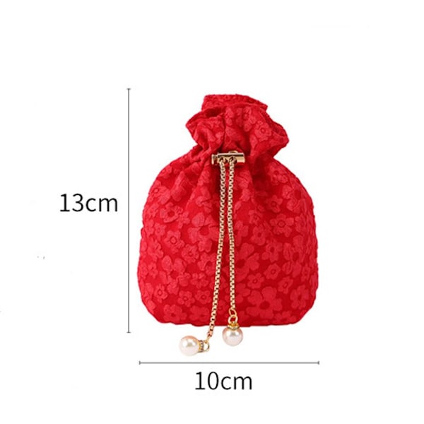 Kiristysnyörillinen lahjapussipussi PUNAINEN 3KPL 3KPL punainen red 3pcs-3pcs
