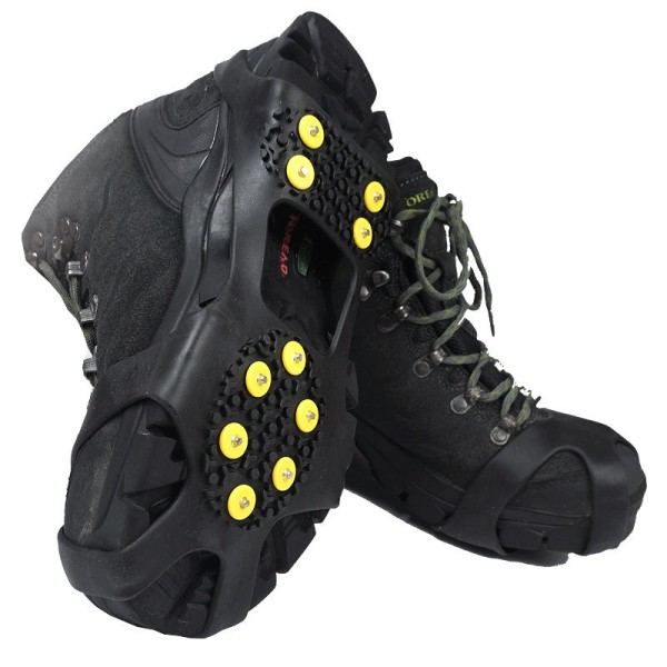 Brodder / Halkskydd med Dubbar - Grepp för Skor Black XL