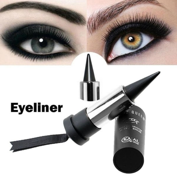 Svart Eyeliner Gel Eyeliner Pen Penna Beauty Makeup m Waterpro brun One-size