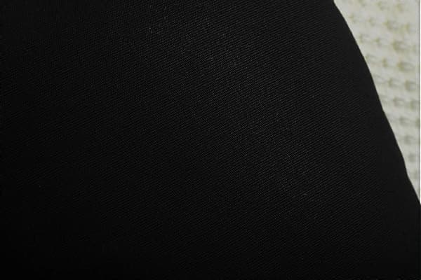 Håndlaget Solid 100% Bomull Canvas Putetrekk (x 18 \" av 2, Svart)_tfrf