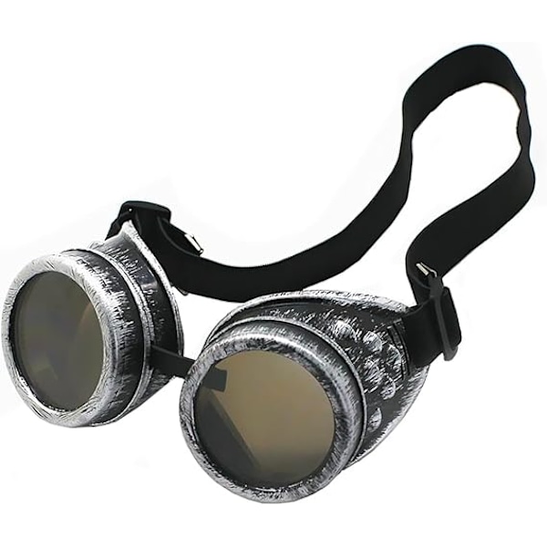 Nya Vintage Steampunk-glasögon för Cosplay Punk Gothic