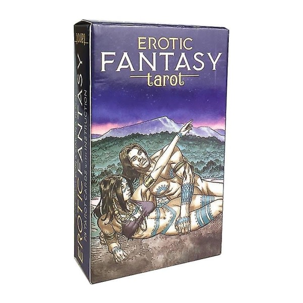 Erotiske Fantasy Tarotkort Engelsk versjon Tarotkortlekbord Pdf Guidebok Brädspel Oracle Card Divination Fate Game1st bordsduk zdq