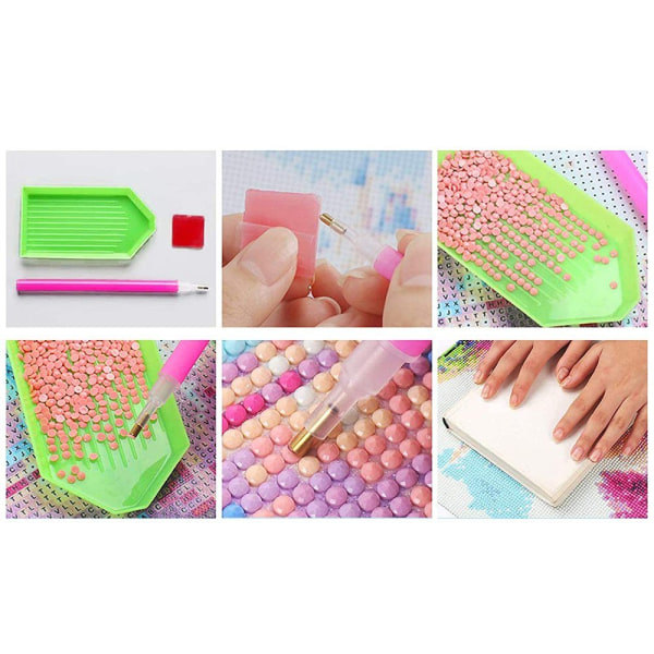 DIY Diamantmålning Fyrkantig 5D Ylande Varg Broderi