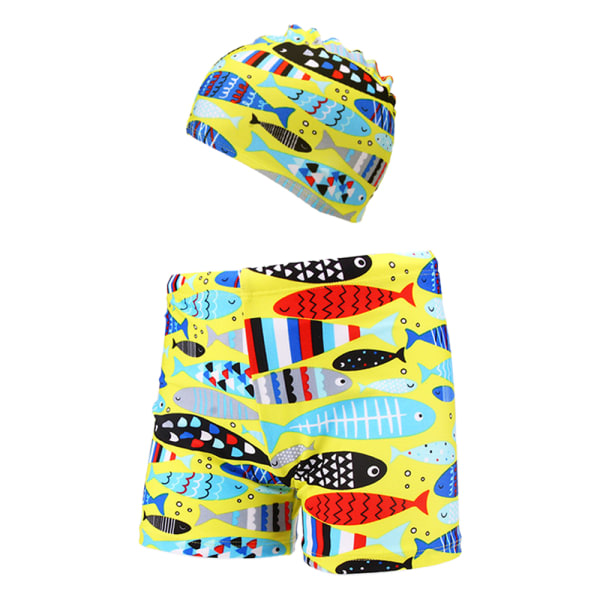 CDQ Toddler Boy Beach Badbyxor/Shorts med en cap L