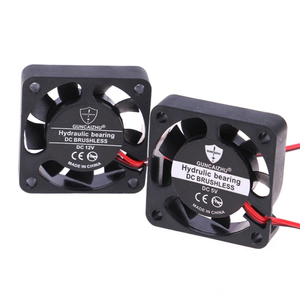 4010 24V Tyst kylfläkt Super Tysta fläktar för Ender Black 24V