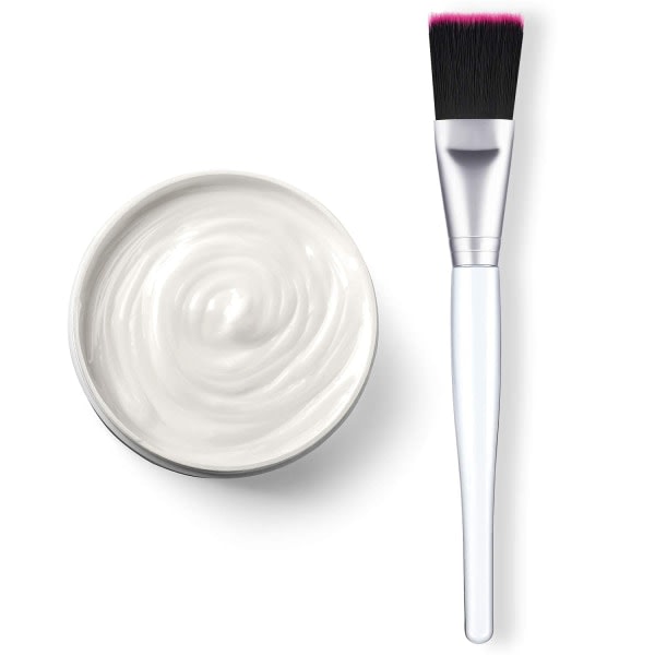 Ansiktsmask Borste Sminkborstar Kosmetisk verktøy med klar plast