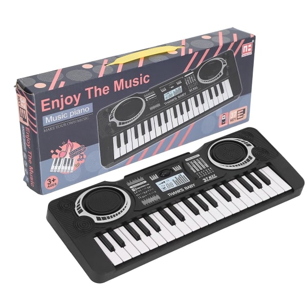 Elektrisk pianoleksak 37 tangenter Keyboard Multi for barn Barn til stede