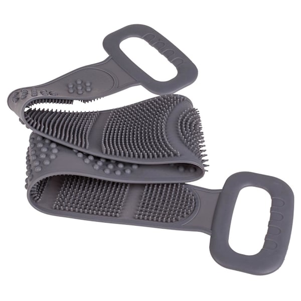Ryggskrubbare Silikon - Massageborste Grey grå