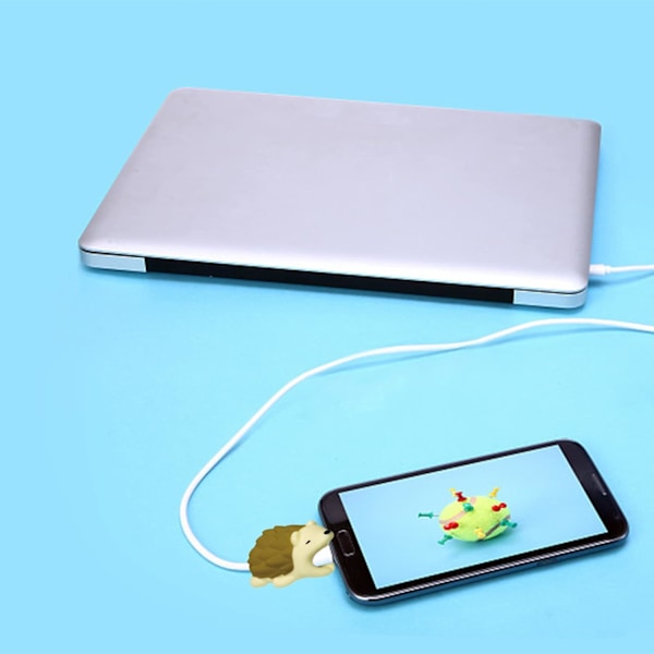 25 stk. telefonoplader kabelskærm, søde dyr haj gris hund etc, USB oplader kabel redder dyr kabel tyggere, telefontilbehør