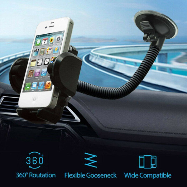 Auton tuulilasin pidike Cradle Dock iPhone GPS matkapuhelimelle CDQ