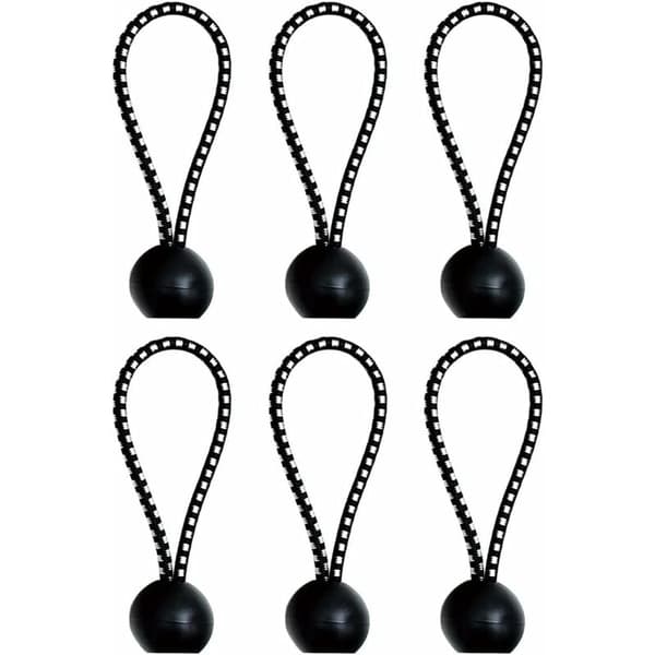Durable Rubber Tie Down Strap with Ball, Ideal for Professional Outdoor Activities, Reflective for Added Safety