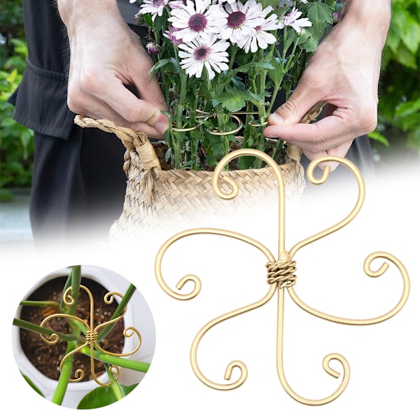 5 stk. Støtte til potteplanter, blomsterstøtte, klatrestativ, blomstervinstøtte, stativ til haven 5PCS