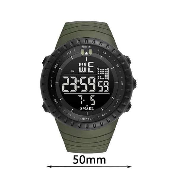 Armbandsur med LED-display KHAKI khaki khaki