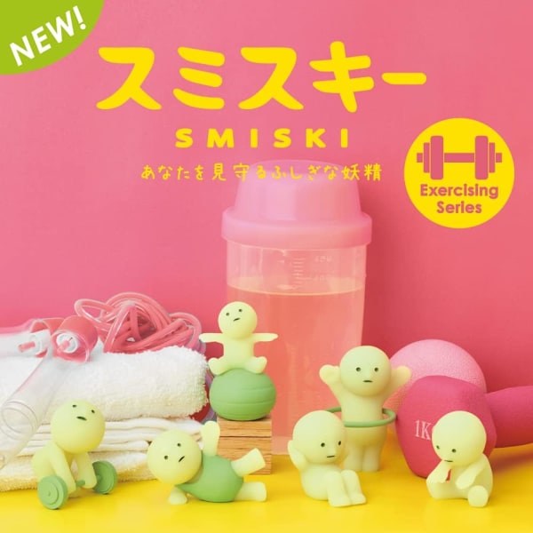 Genuine Smiski Corner Luminous Elf Series Blind Box, Figure Gift, Random Style, 1 pc Exercising