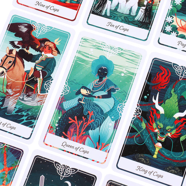 Tarot of the Divine En kortlek och guidebok inspirerad av folklore a Multicolor one size