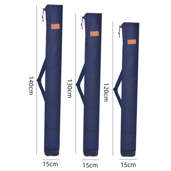 Fiskeredskaper Oppbevaringsveske Fiske Stang Veske MØRKBLÅ 140CM Mørk Blå 140cm Dark Blue 140cm